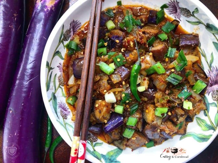 Spicy japanese eggplant stir-&nbsp;fry