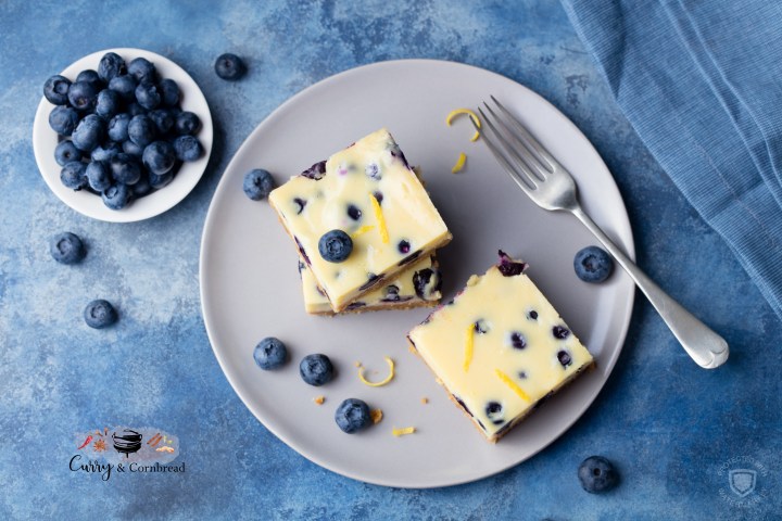 Blueberry Lemon Cheesecake&nbsp;Bars
