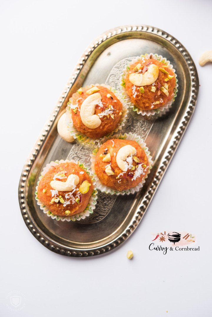 Instant Carrot-Coconut Ladoos&nbsp;(Truffles)