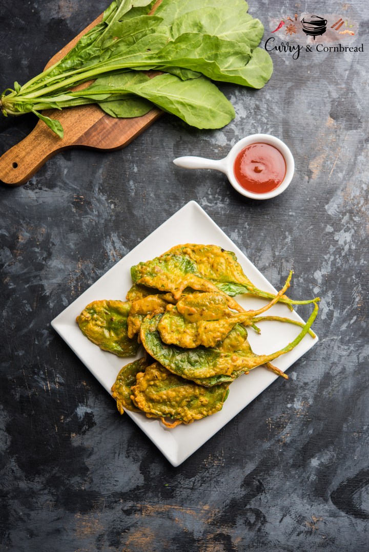 Spinach Leaves Pakora (Palak&nbsp;pakora)