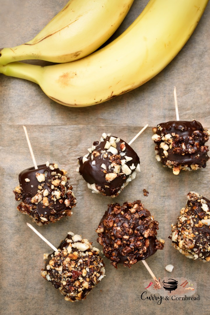 Frozen Banana Chocolate&nbsp;Bites